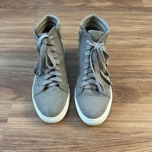 Steve Madden Women's High Top Suede Sneaker